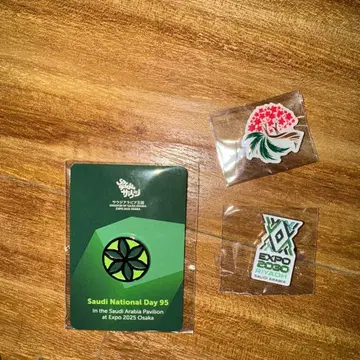 사우디아라비아관 핀 배지 세트