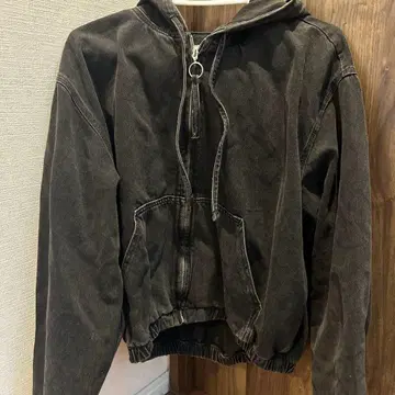 ZARA 다크 그레이 데님 자켓