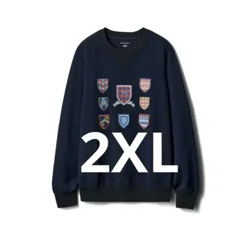 유니클로 x JW ANDERSON 2023 스웨트 셔츠 자수 엠블럼
