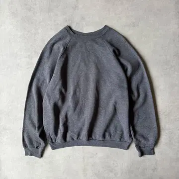 90s usa제 TULTEX 래글런 빈티지 맨투맨 그레이