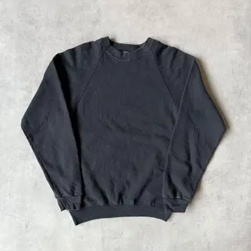 80s usa 제조 SANTAFE 래글런 빈티지 맨투맨 블랙