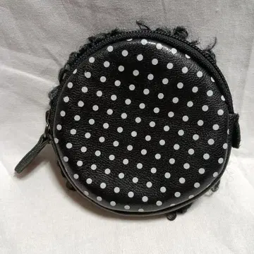 t.b 센소유니코 염소 가죽 코인 케이스 도트