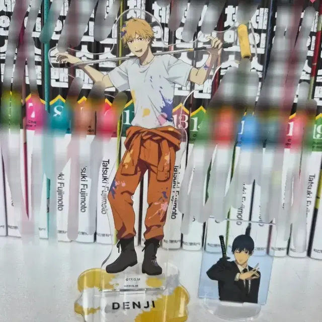 체인소맨 덴지 페인트 아크릴 스탠드 아키 미니아크릴