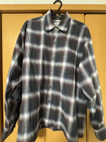 monkey time 옴브레 체크 셔츠