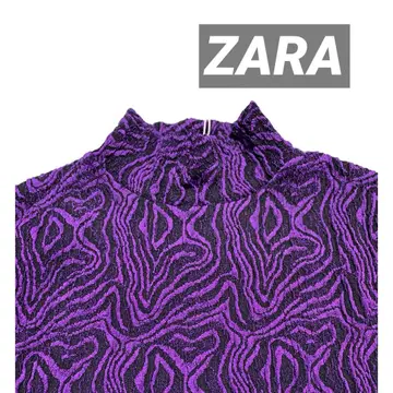 ZARA 요염한 패턴의 타이트 원피스 80s 바디 콘셔스 기하학 디스코