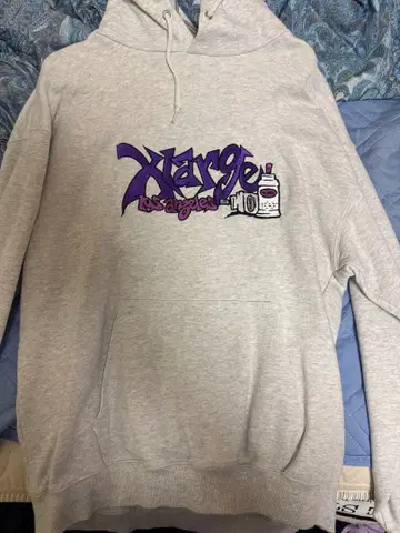 XLARGE 그레이 후드티