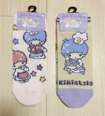 [리틀트윈스타 (키키&라라)] 50주년 기념 삭스 2켤레 세트, 양말