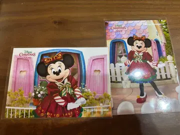 디즈니 2025 크리스마스 사진 미니 2장 세트