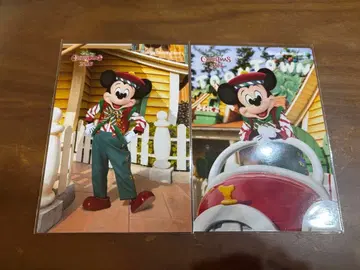 디즈니 2025 크리스마스 사진 미키 2장 세트