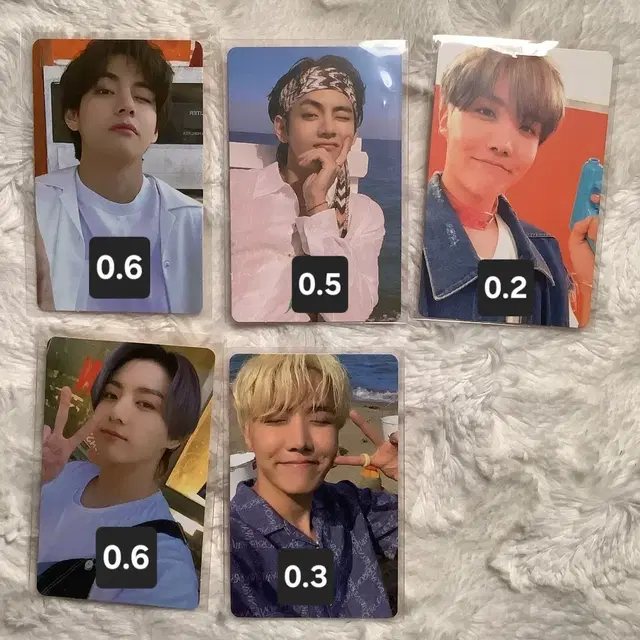 방탄소년단 BTS 방탄 버터 포카 Butter jk v jhope