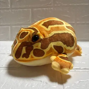 [ 새상품 ] CUTE 아프리카발톱개구리 쫀득한 봉제 인형 개구리 브라운