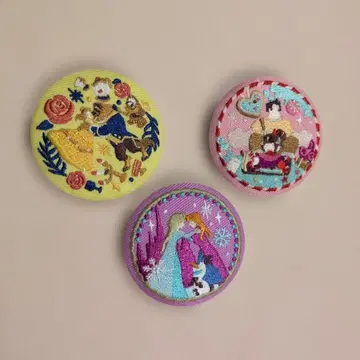 디즈니 자수 캔뱃지