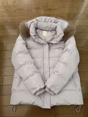 Te Chichi 퍼 라이트 퍼플 다운 자켓