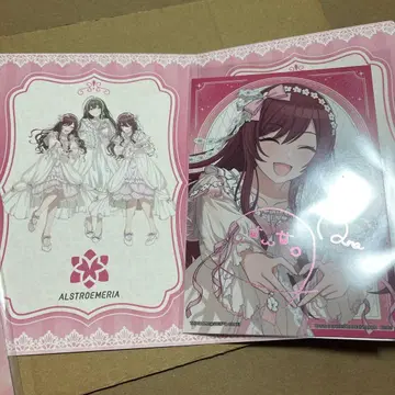 제일복권 아이돌 마스터 샤니마스 시크릿 파티 안내장상 아마나