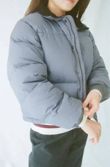 peep inside head 시바타 히카리 다운 자켓 그레이