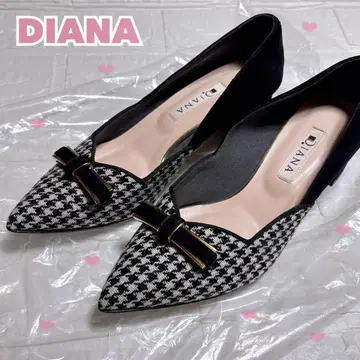 DIANA 리본 스틸레토 펌프스 22.5cm