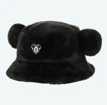 미키 귀달린 복슬복슬 버킷햇 모자 Disney