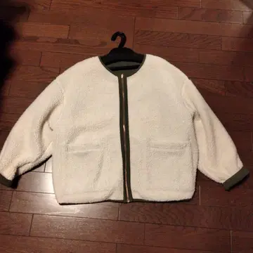 미사용 StudioCLIP 리버서블 보아 & 플리스 자켓