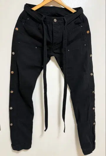 Mnml 블랙 카고 팬츠