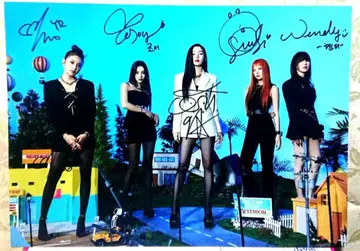 Red Velvet 레도벨 친필 사인 당선품 레드벨벳 아이린 한국