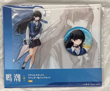 치사키 [명조] x 로손 콜라보 일본 아크릴 스탠드 캔뱃지 세트