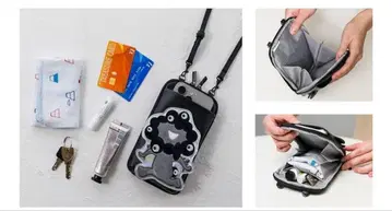 만박 공식 캐릭터 미야쿠미야쿠 스마트폰 미니백 BOOK 흑백 ver.