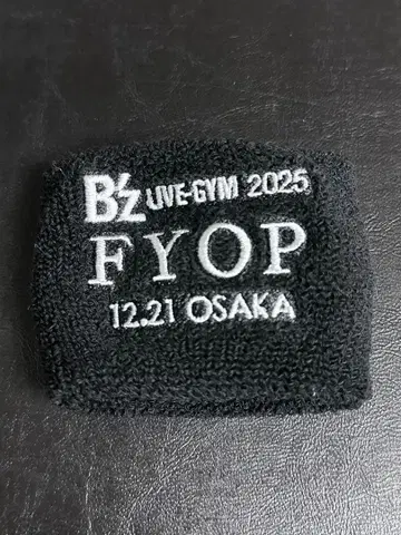 B'z 가챠 회장 한정판 오사카 교세라 12/21 리스트 밴드 5