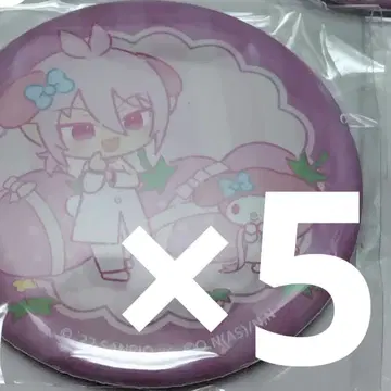 이루마 군 산리오 캔뱃지 아스모데우스 5개