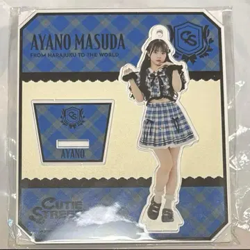 CUTIE STREET 마스다 아야노 체크 무늬 의상 아크릴 스탠드