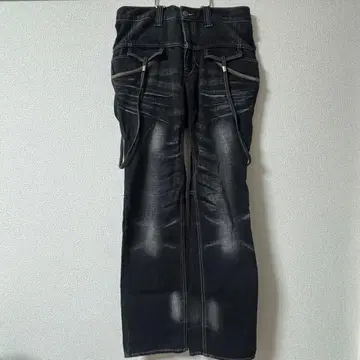 PPFM 00's 기믹 블랙 데님