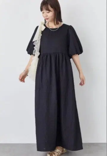 [ ehka sopo ] 백리본 원피스 블랙