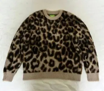 HUF 레오파드 무늬 스웨터 M 사이즈