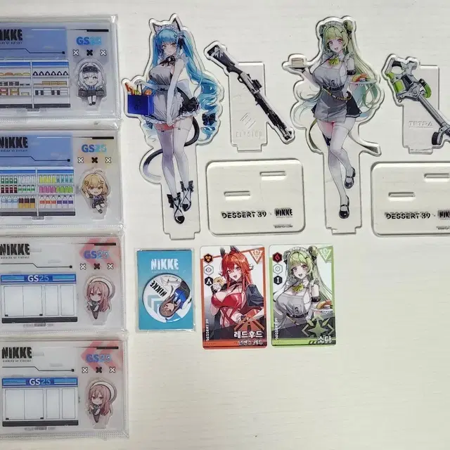 니케 GS25, 디저트39 콜라보 아크릴 스탠드 굿즈 개별O