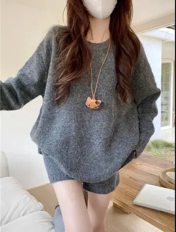 GYDA 한국 패션 갸루 니트 스웨터 셋업 가격 인하 불가