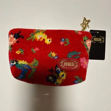 미사용 새상품 페이러 하이디 파우치 빨간색