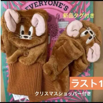 톰과 제리 미튼 PLAZA 한정판 새상품 쇼핑백 포함 남녀 공용