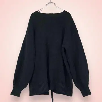 로리즈팜 긴팔 니트 스웨터 등 트임 [ F ]