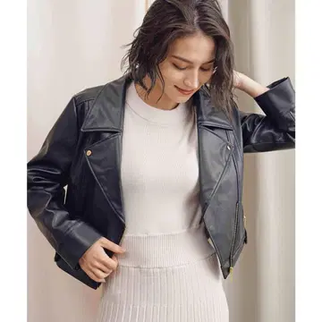 Noela 라이더 자켓 블랙