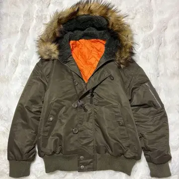 헤이세이 N-2B 퍼 플라이트 재킷 페어리 그런지