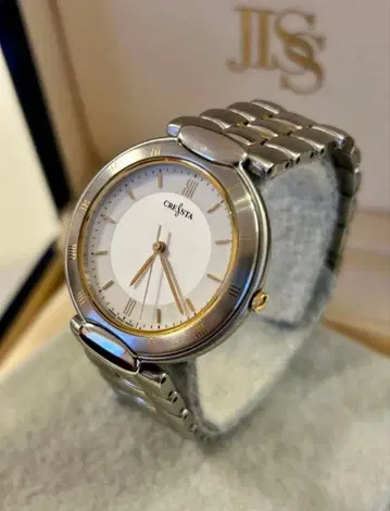 SEIKO 세이코 CRESTA 크레스타 남성용 쿼츠 손목시계 작동품