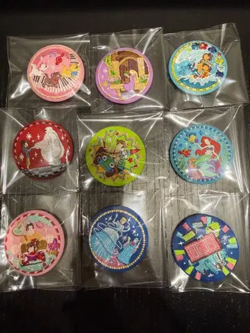 디즈니 자수 캔뱃지 9개