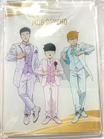 몹사이코100 TSUTAYA 아크릴 아트 보드 시게오 레이겐 세리자와