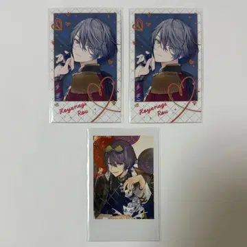 니지산지 코야나기 로우 3점 폴라로이드풍 카드 발렌타인 2주년