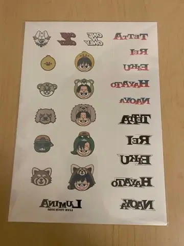 ONE N' ONLY 타투 씰