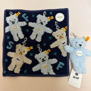 FEILER 곰 디자인 타월과 봉제 인형 세트