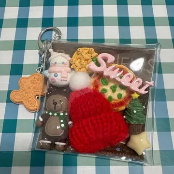 가챠 채워넣기풍 파우치 곰돌이와 크리스마스 2