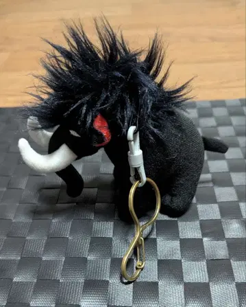 블랙 코끼리 봉제 인형 키링 포함