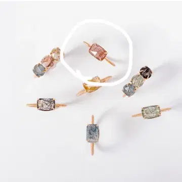 agete 아가트 쿼츠 반지 13호