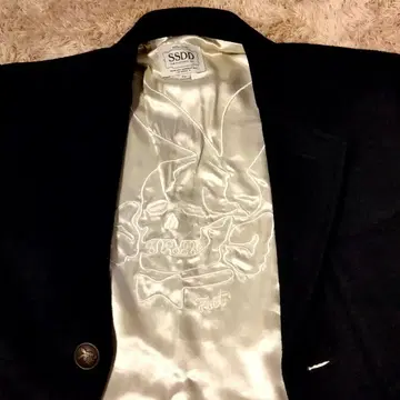 FUCT SSDD 울 블레이저 안감 DEATH BUNNY 자수 M 사이즈