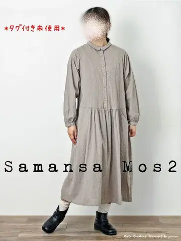 SM2*사만사 모스모스*택 포함 미사용*총 자수 원피스